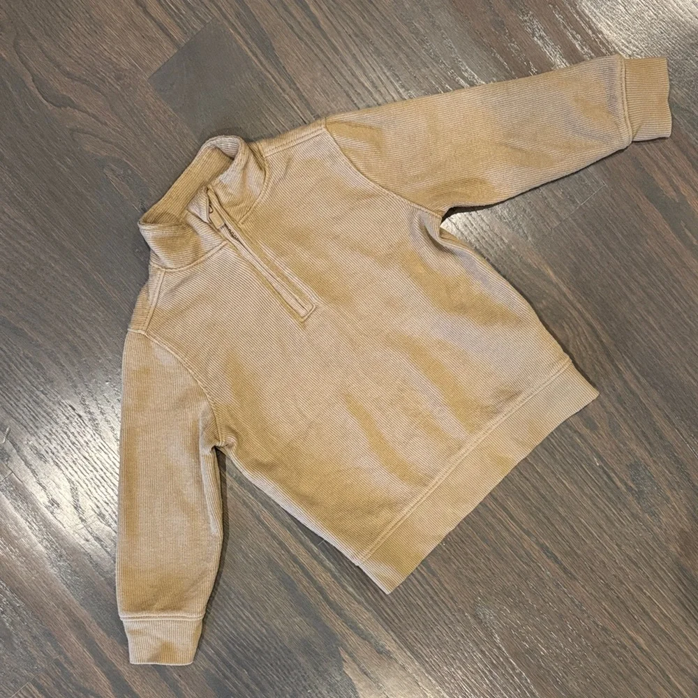 Old Navy French Rib 1/4-Zip Pullover Sweater | 2T